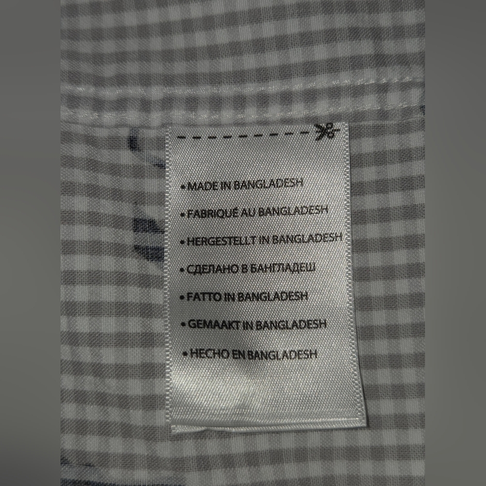 HB Casual Patterned Button Down Shirt Summer Shir… - image 9